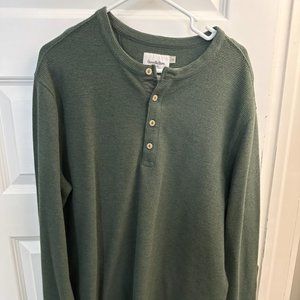 Goodfellow & Co Green Knit Long-Sleeve, XL